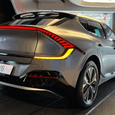 Stylish Back View of KIA EV6 GT Line